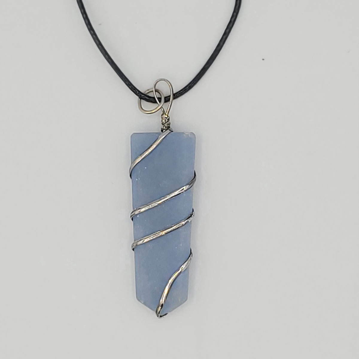 Silver Wire Wrapped Wrapped Angelite