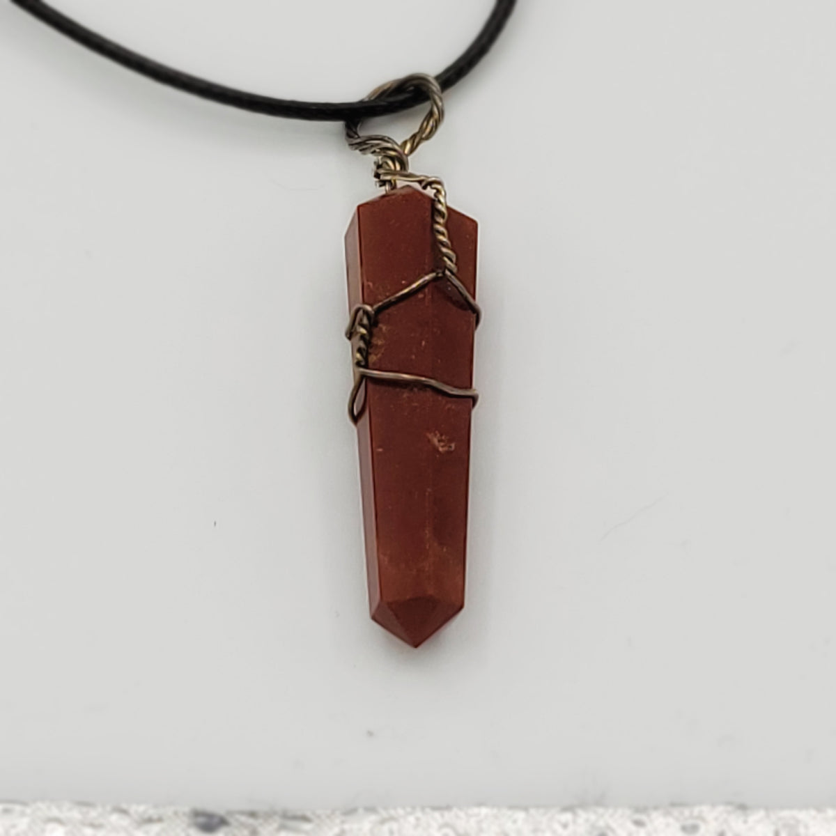 Red Jasper Wire Wrapped Choker