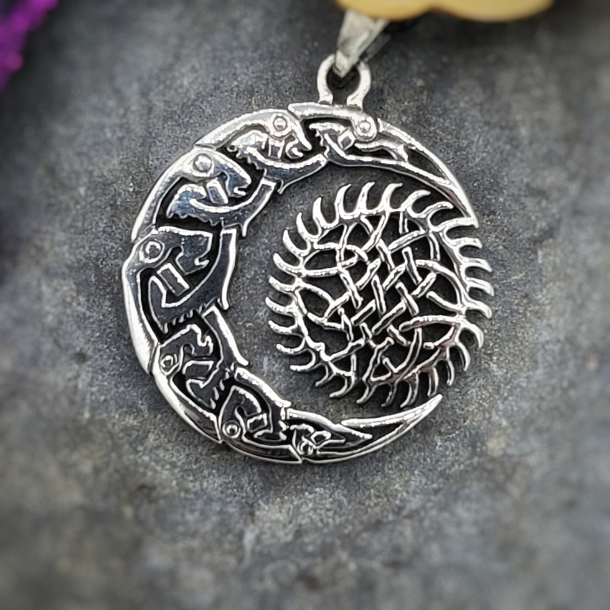 Silver Celestial Moon