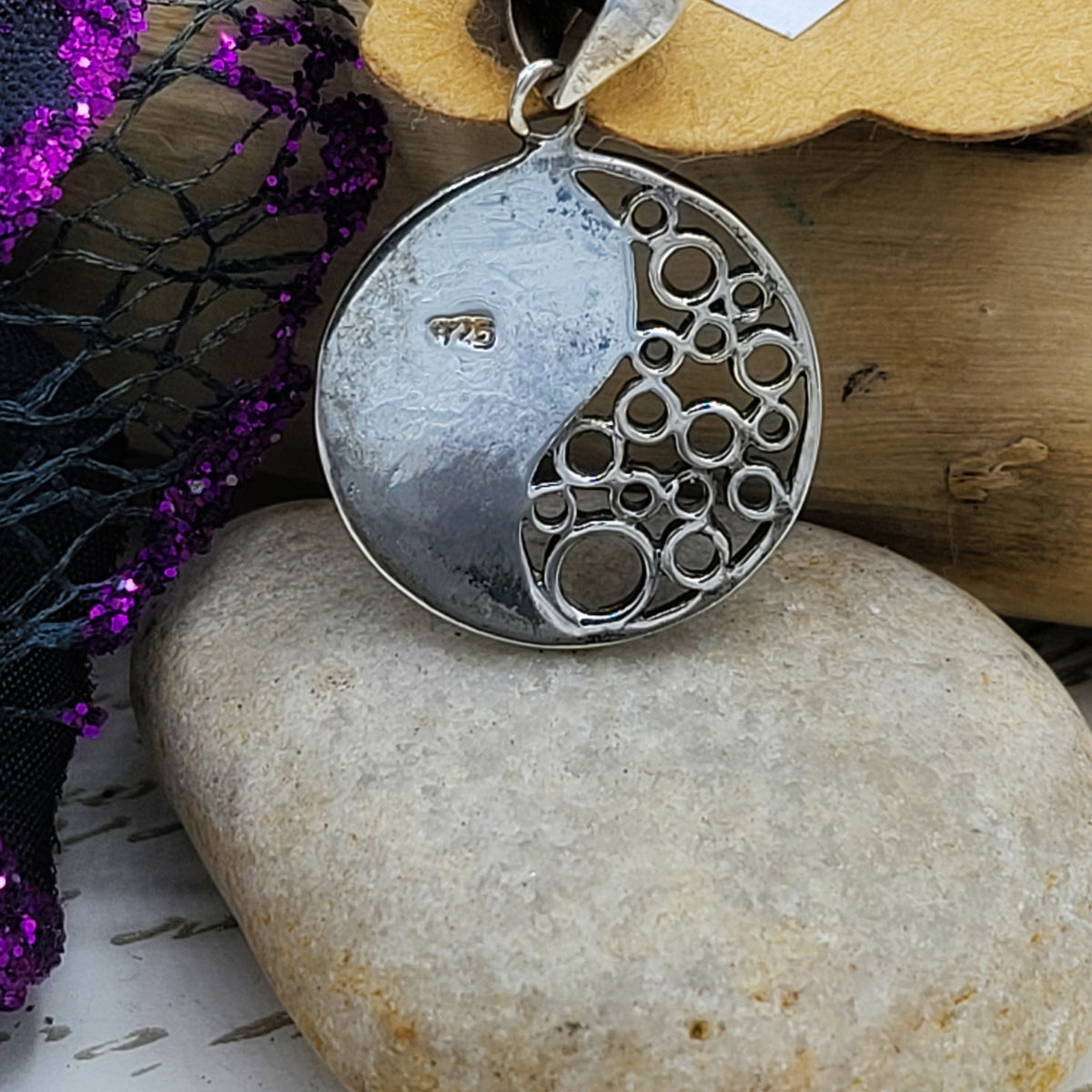 Silver Coral Yin Yang