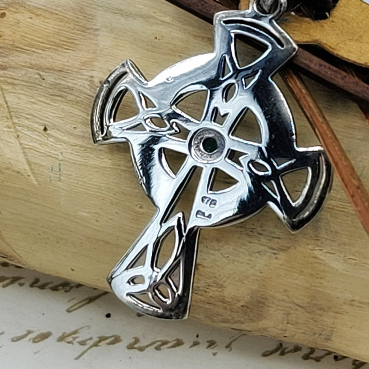 Silver Aventurine Celtic Cross