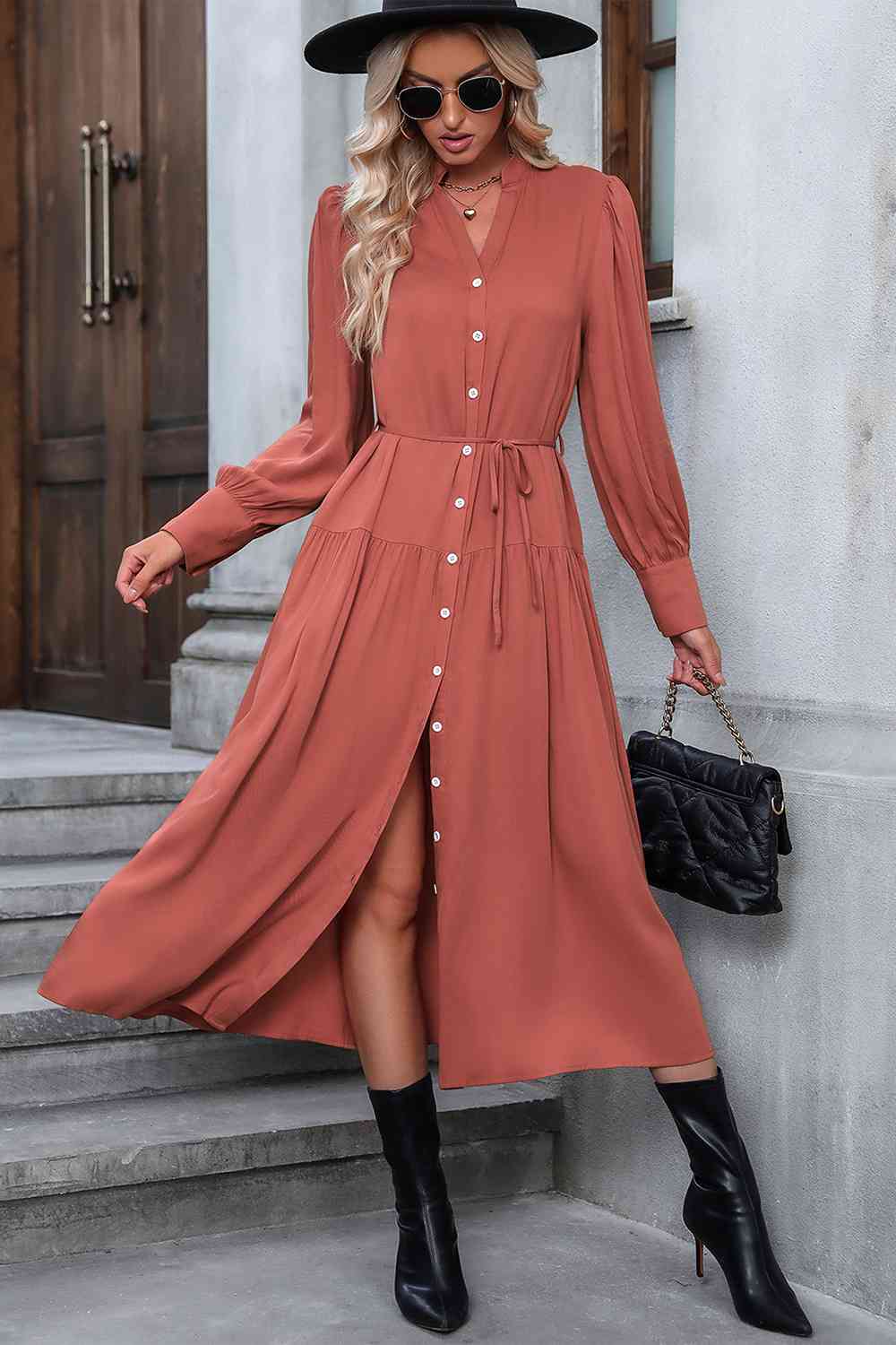 Notch Neck Lipsy Embroidered Button Dress Button Down Notched Neck Dress   The Gypsy Den