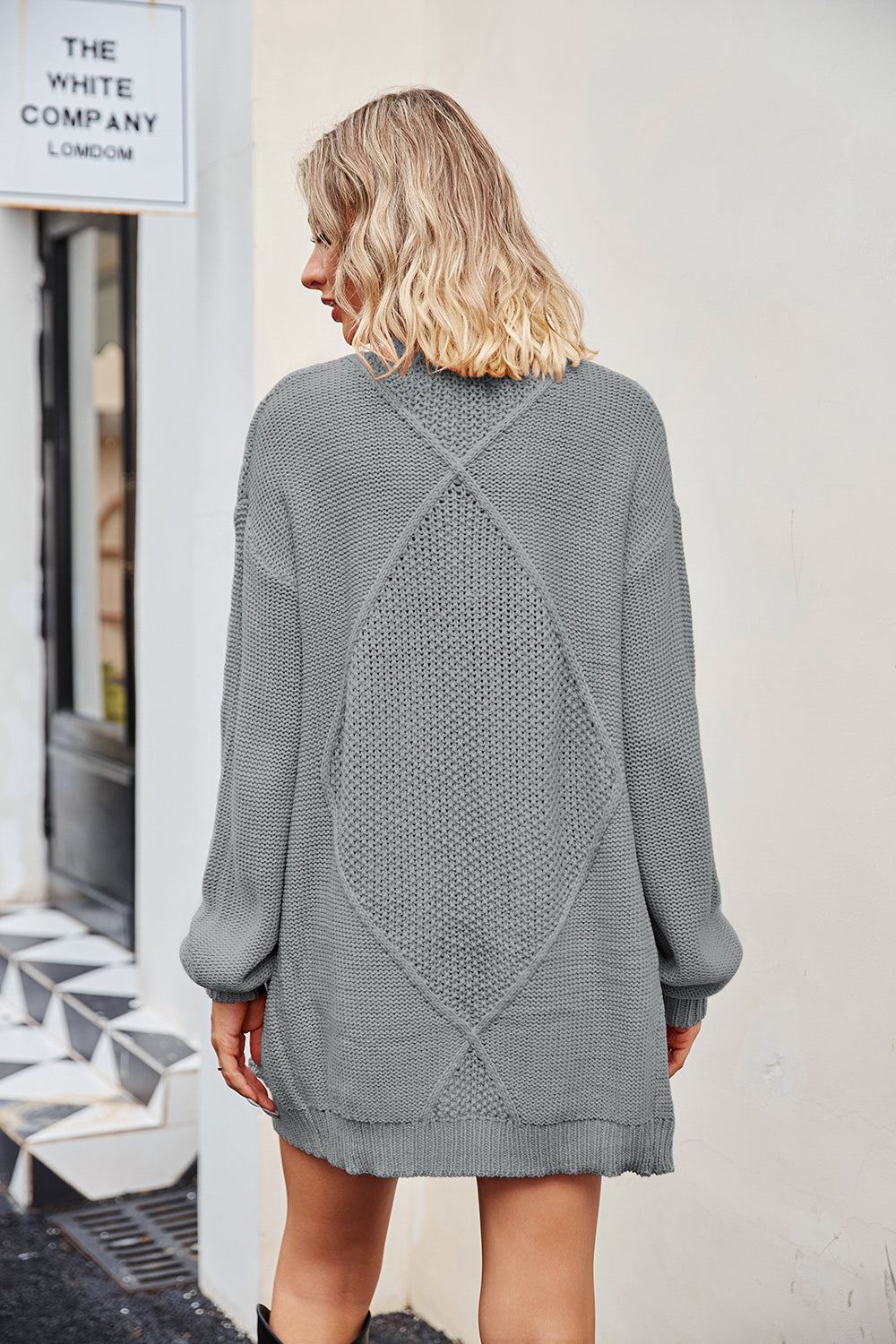 Open Front Cardigan with Pockets