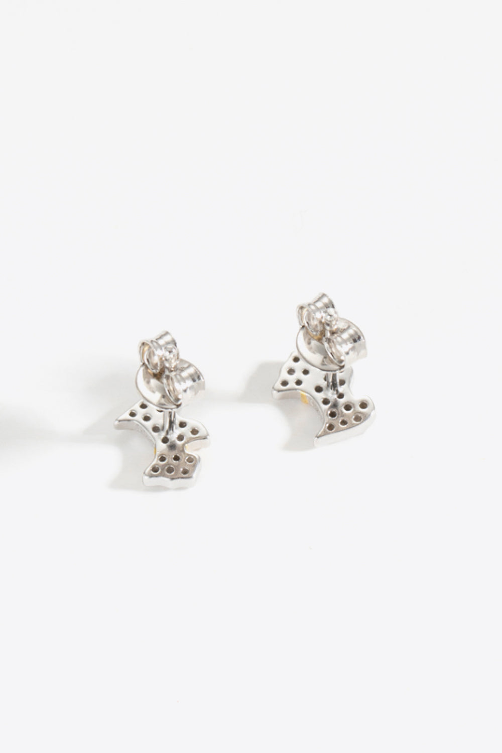 Puppy Zircon 925 Sterling Silver Stud Earrings