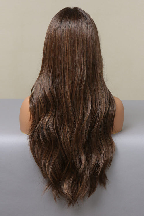 13*2" Lace Front Wigs Synthetic Long Wave 26" Heat Safe 150% Density