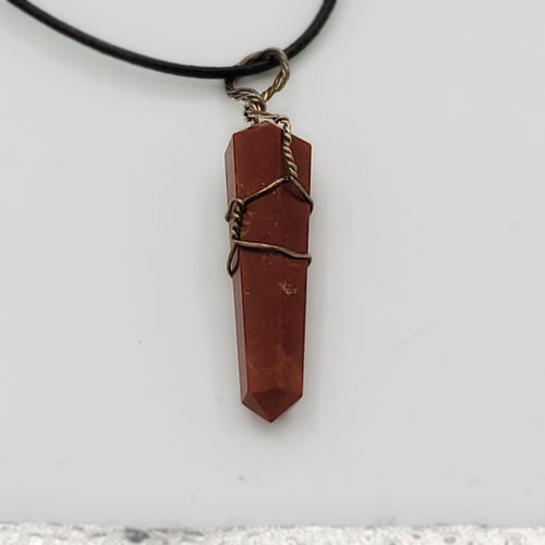 Red Jasper Wire Wrapped Choker