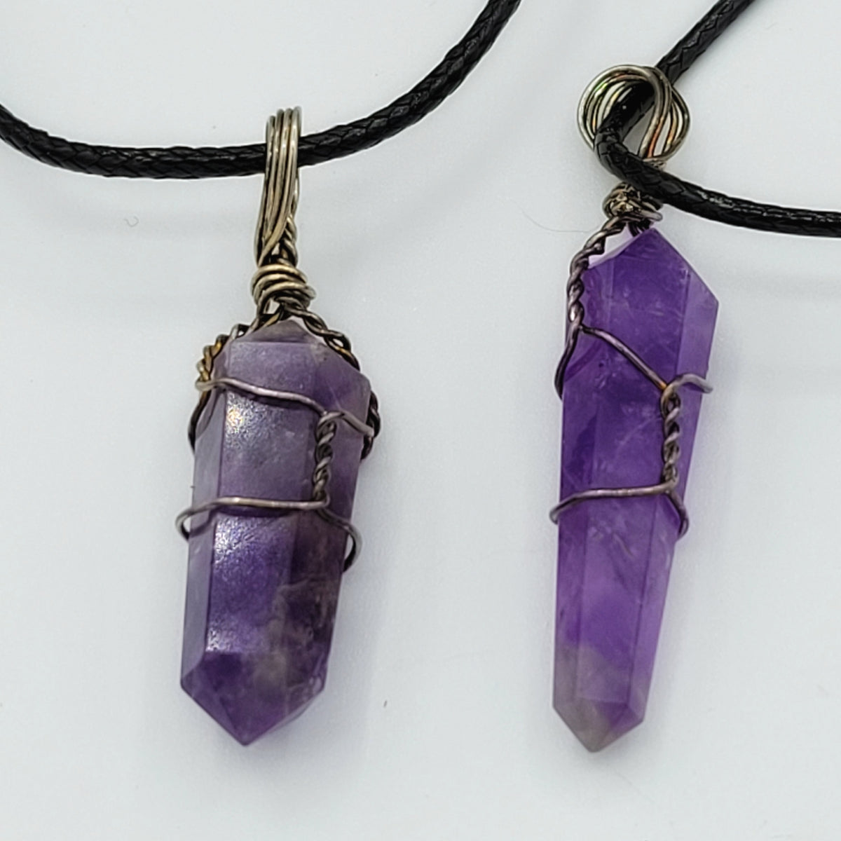 Amethyst Wire Wrapped Choker