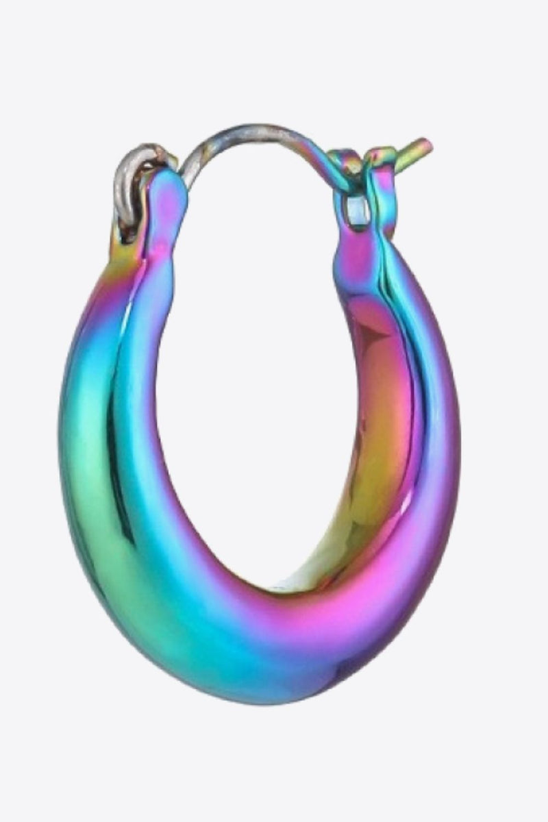 Darling Heart Multicolored Huggie Earrings