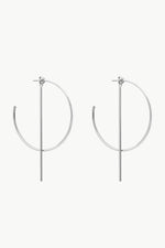 C-Hoop Stainless Steel Earrings