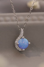 Sweet Beginnings Opal Pendant Necklace