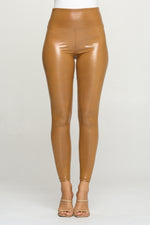 Chocolate USA High Waisted Vinyl Leggings