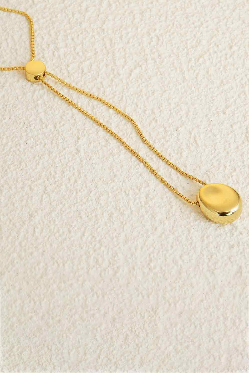 18K Gold-Plated Sweater Chain Necklace